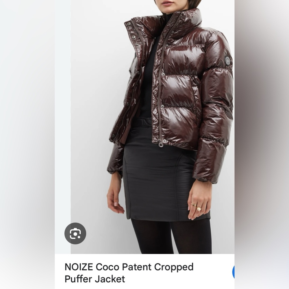 NOIZE Coco Patent Cropped
Puffer Jacket size Large
